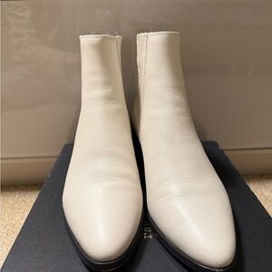 rag & bone Cream Ankle Boots
